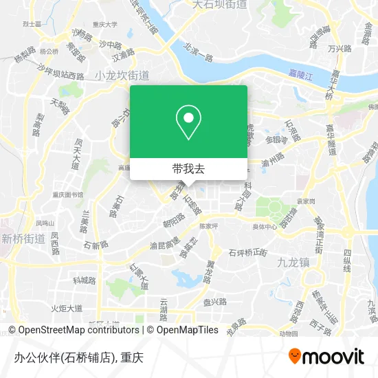 办公伙伴(石桥铺店)地图