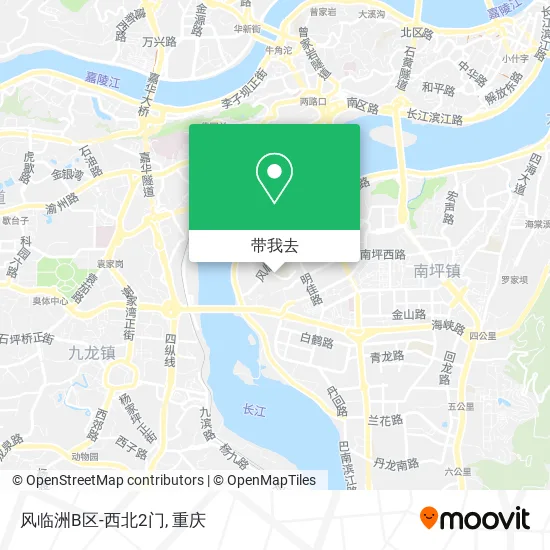 风临洲B区-西北2门地图