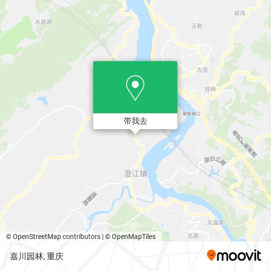 嘉川园林地图