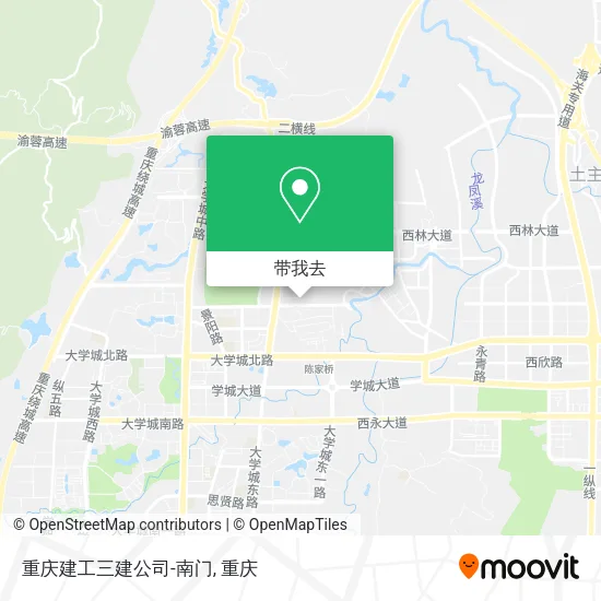 重庆建工三建公司-南门地图