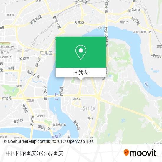 中国四冶重庆分公司地图