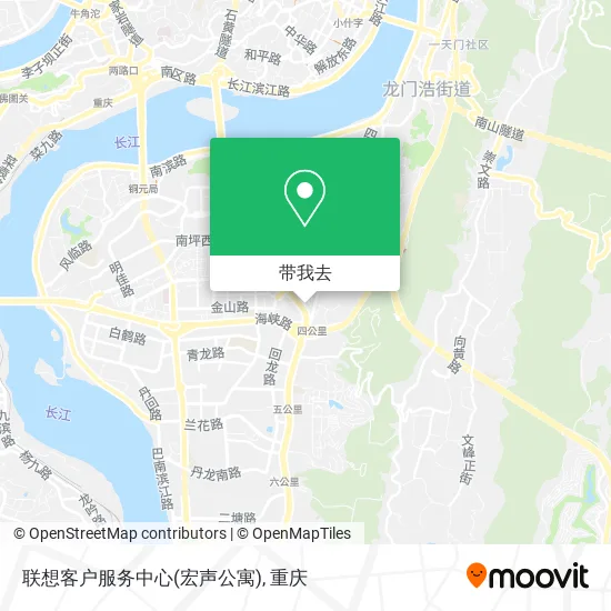 联想客户服务中心(宏声公寓)地图