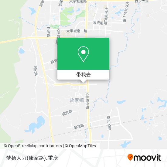 梦扬人力(康家路)地图