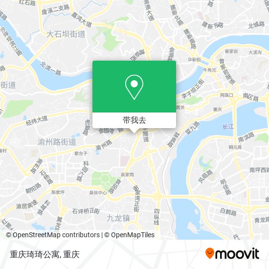 重庆琦琦公寓地图