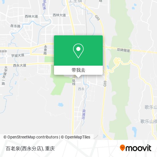 百老泉(西永分店)地图