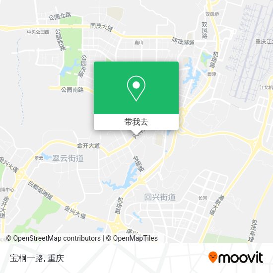 宝桐一路地图