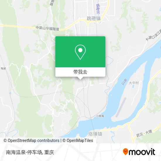 南海温泉-停车场地图