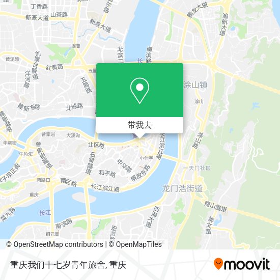 重庆我们十七岁青年旅舍地图