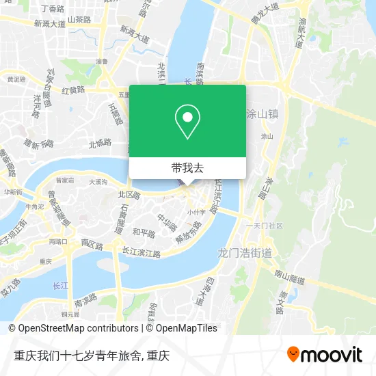 重庆我们十七岁青年旅舍地图