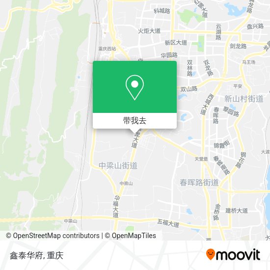 鑫泰华府地图