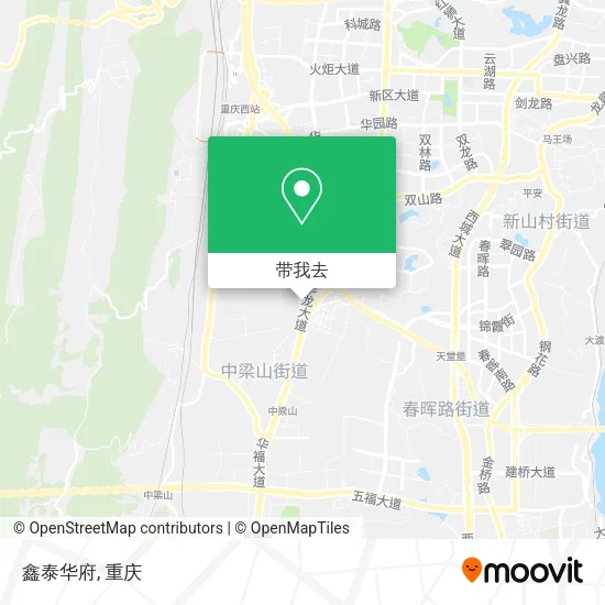 鑫泰华府地图