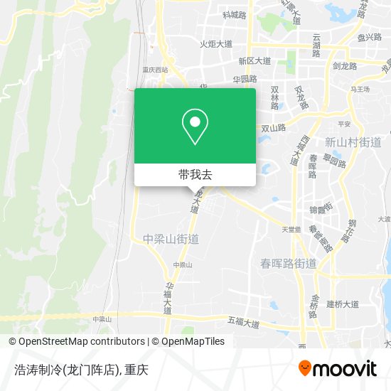 浩涛制冷(龙门阵店)地图