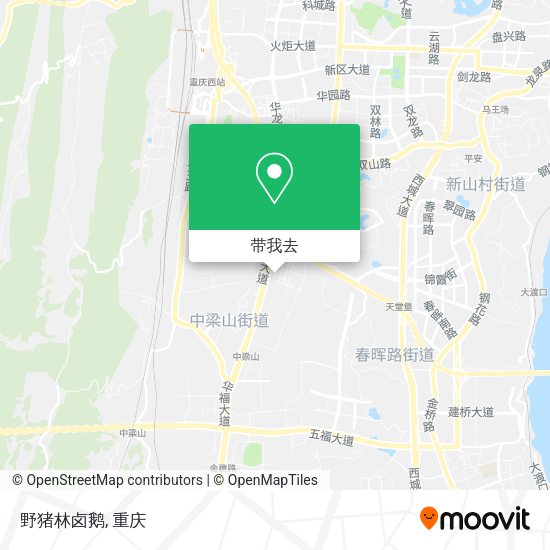 野猪林卤鹅地图