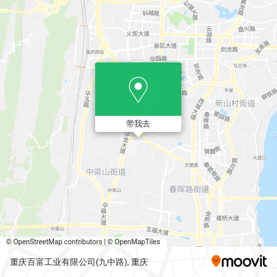 重庆百富工业有限公司(九中路)地图