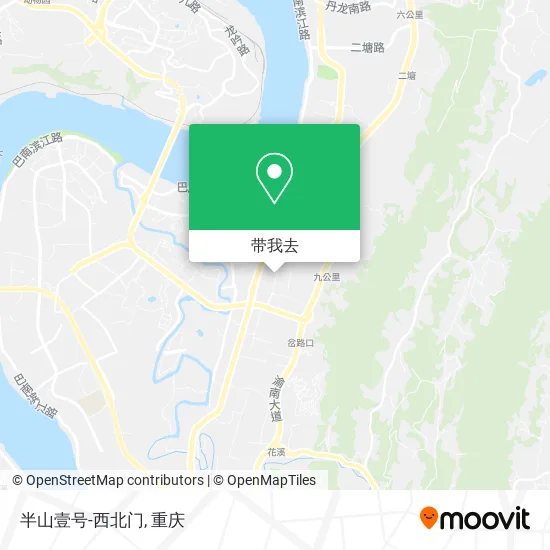 半山壹号-西北门地图