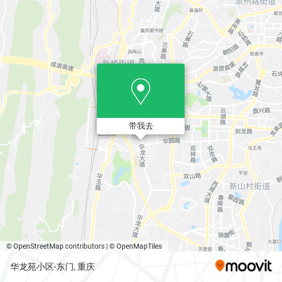 华龙苑小区-东门地图