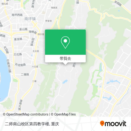 二师南山校区第四教学楼地图