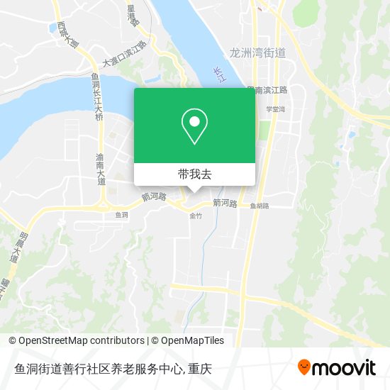 鱼洞街道善行社区养老服务中心地图