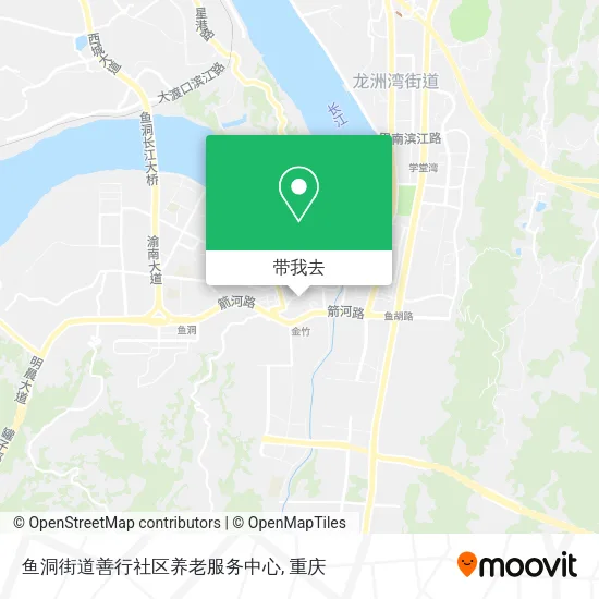鱼洞街道善行社区养老服务中心地图