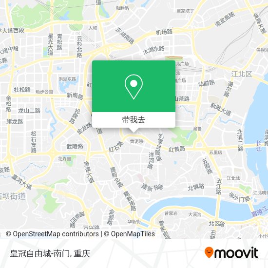 皇冠自由城-南门地图