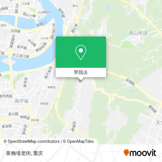 黄桷垭老街地图