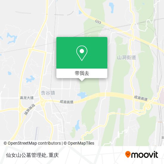 仙女山公墓管理处地图