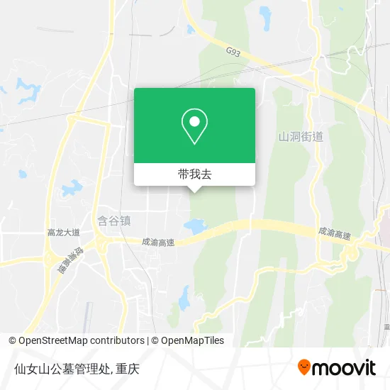 仙女山公墓管理处地图