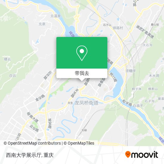 西南大学展示厅地图