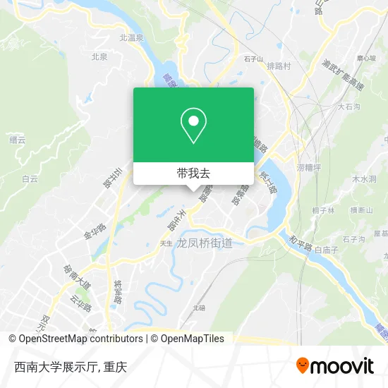 西南大学展示厅地图