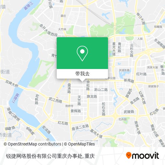 锐捷网络股份有限公司重庆办事处地图