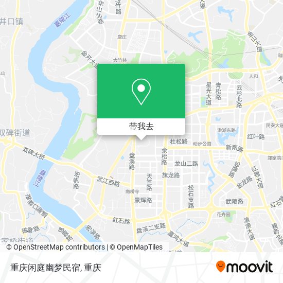 重庆闲庭幽梦民宿地图