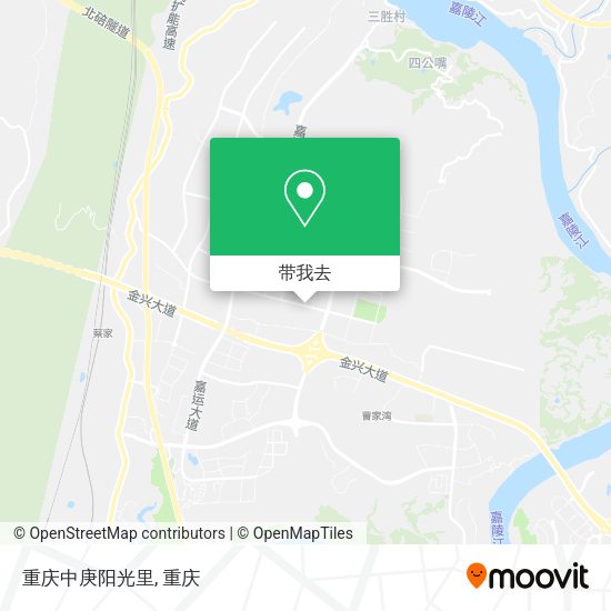 重庆中庚阳光里地图