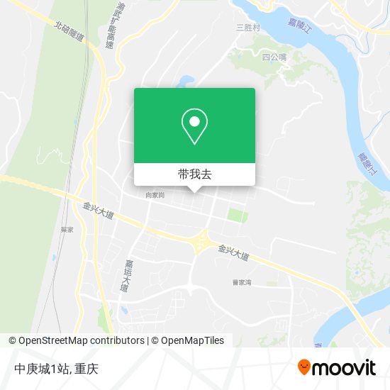 中庚城1站地图