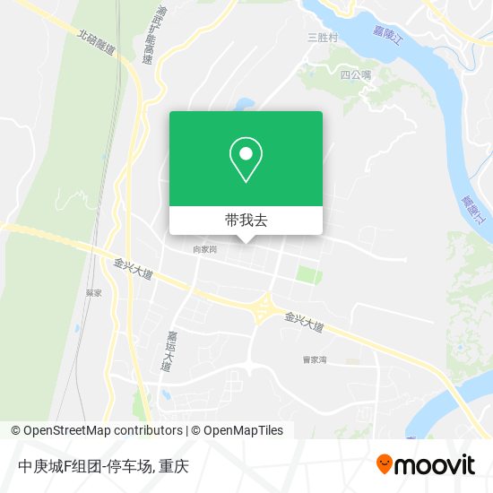 中庚城F组团-停车场地图