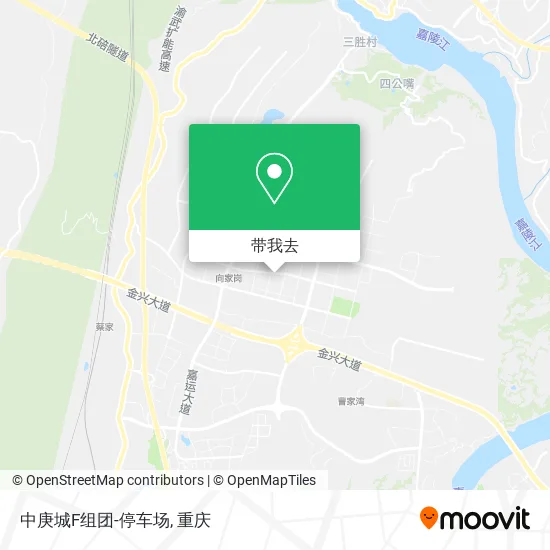 中庚城F组团-停车场地图