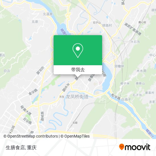 生膳食店地图