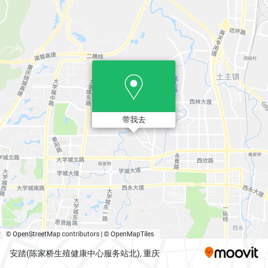 安踏(陈家桥生殖健康中心服务站北)地图
