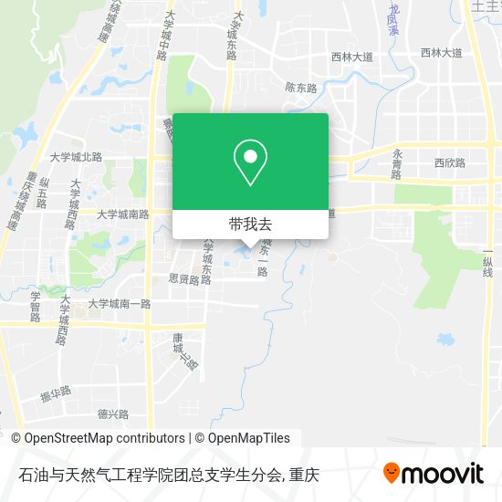 石油与天然气工程学院团总支学生分会地图