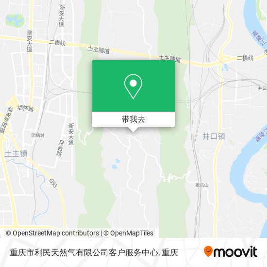 重庆市利民天然气有限公司客户服务中心地图