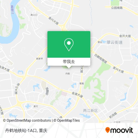 丹鹤地铁站-1A口地图