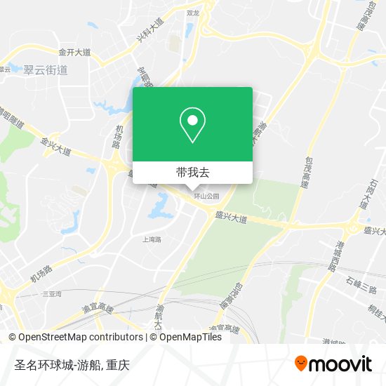 圣名环球城-游船地图