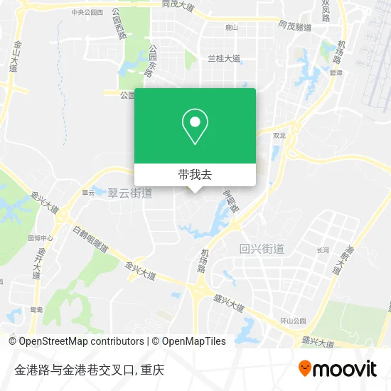 金港路与金港巷交叉口地图