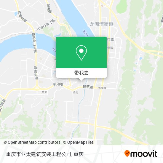 重庆市亚太建筑安装工程公司地图