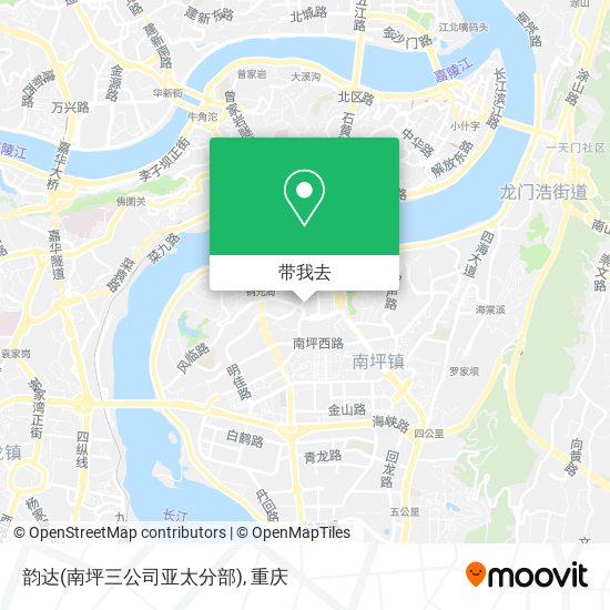 韵达(南坪三公司亚太分部)地图