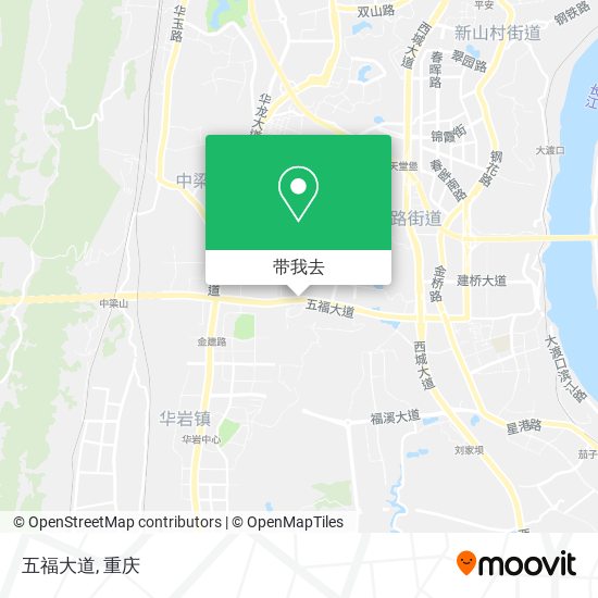 五福大道地图