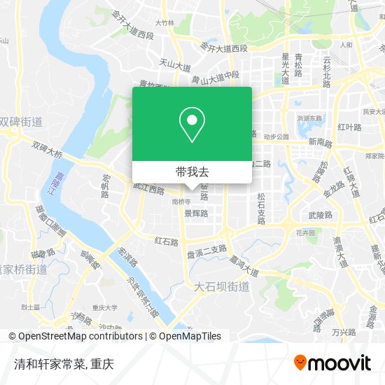 清和轩家常菜地图
