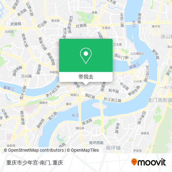 重庆市少年宫-南门地图