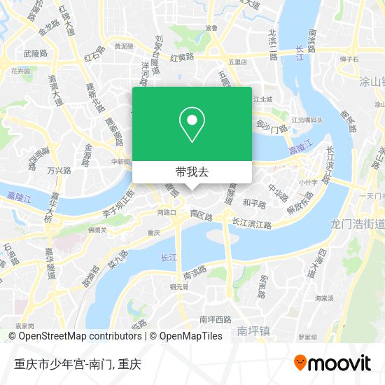 重庆市少年宫-南门地图