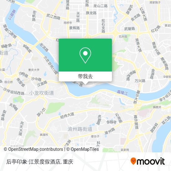 后亭印象·江景度假酒店地图