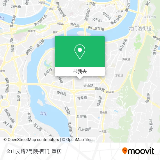 金山支路7号院-西门地图